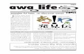 awa life - topia.ne.jp · awa life is a monthly publication of the Tokushima Prefec-tural International Exchange Association (TOPIA) Editors: Emma Boardman & Martin Rathman