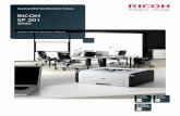 RICOH SP 201 - content.etilize.com fileNetwork controller (DDST Unit) For availability of models, options and software, please consult your local Ricoh supplier. SO23984_Ricoh SP201.indd