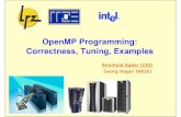 OpenMP Programming: Correctness, Tuning, Examples · February 2007 ©2004-7 LRZ, RRZE, SGI and Intel 2 Telling the Intel compiler and runtime what to do Compiler options-openmp: activate