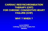 CARDIAC RESYNCHRONISATION THERAPY (CRT) FOR CHRONIC ... · cardiac resynchronisation therapy (crt) for chronic congestive heart ... 50 % depending on nyha class (1) ... chf + nyha