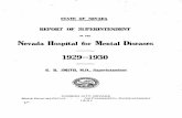 OF THE Nevada Hospital for Mental Diseasesepubs.nsla.nv.gov/statepubs/epubs/31428003140171-1931.pdf · STATE OF NEVADA REPORT OF SUPERINTENDENT OF THE Nevada Hospital for Mental Diseases