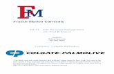 Francis Marion Universitystrategyclub.com/wp-content/uploads/2019/01/ColgatePalmolive.Project.pdf · 10.2 Boston Consulting Group Matrix (BCG) ... Unilever values integrity, responsibility,