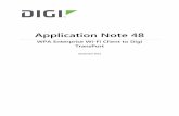 Application Note 48 - Digi Internationalftp1.digi.com/support/documentation/AN_048_WPA_Enterprise.pdf · Application Note 48 WPA Enterprise Wi-Fi Client to Digi TransPort ... Configuration: