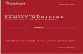 EURASIAN JOURNAL OF FAMILY MEDICINE ğejfm.trakya.edu.tr/userfiles/2014/August/Journal.pdf · for supporting and following Eurasian Journal of Family Medicine. With the new submission