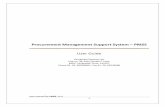 Procurement Management Support System PMSS User Manual_Institution.pdf · Procurement Management Support System – PMSS v1.0 User Guide 3 Introduction NPIU was established by Ministry