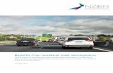 Benefits from Auckland road decongestion - NZIER · transport network was operating at its capacity Monday to Friday i.e. as it is designed to. ... NZIER report – Benefits from