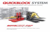 MP Catalogue OUTILS version GB1 Mise en page 1 · quickblock system lean manufacturing tool changeover systems quick changeover of dies, moulds and coils