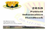 Patient Information Handbook - airforcemedicine.af.mil · Patient Safety Reporting 9 Service Animal s 9 Other Services ... safety. Ask questions when you do not understand something