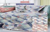 Plaid Quilt - tildasworld.com · 1 Plaid Quilt (Blue colourway) The patchwork for this quilt is easier to make than it looks as the chequered patternis created by different rows of