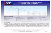 M2 Antenna Systems, Inc. Model No: 10-30LP8 MANUALS/LOGS HF/10-30LP8MAN02-W.pdf · *Subtract 2.14 from dBi for dBd . BEFORE YOU BEGIN: Look over the DIMENSION SHEET, HARDWARE AND