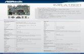 IMB-A160H - ASRock · ASRock IMB solutions can be widely used for industrial applications, such as process control, data acquisition, and so on. IMB-PCs are typically panel IMB-PCs