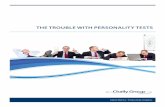The Trouble wiTh personaliTy TesTs - chalonpc.com.au · The Trouble with Personality Tests Relevance to Job Performance Job Performance ... MMPI (Minnesota Multiphasic Personality