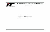 CodeVisionAVR User Manual - thierry-lequeu.fr · CodeVisionAVR © 1998-2015 HP InfoTech S.R.L. Page 9 5.25.3 Maxim/Dallas Semiconductor DS1302 Real Time Clock Functions..... 516