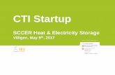 CTI Startup - sccer-hae.ch · CTI Startup SCCER Heat & Electricity Storage Villigen, May 9 th, 2017 . ... KTI/CTI – Founded 1943. Part of the Federal Department of Economic Affairs;