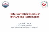 Factors Affecting Success in Intrauterine Inseminationfile.lookus.net/tajev/sunumlar/Mutlu ErcanFactors Affecting Success in Intrauterine... · Habbema JD, Fertil Steril; 2004 Zinaman