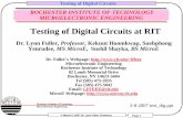 Testing of Digital Circuits at RIT · Testing of Digital Circuits ... Testing of Digital Circuits at RIT Dr. Lynn Fuller, Professor, ... Multiplexer Demultiplexer Encoder Decoder