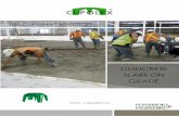 CONCRETE SLABS ON GRADE - cupolex.ca Slab on Grade.pdf · BETON STOP ®. W2.9/2.9 welded ... In industrial applications, the reinforcing cages, pad foundations, load bearing wall