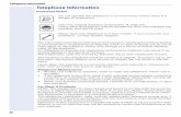 Telephone Information - 4com-support.co.uk · Telephone Information 20 Telephone Information Important Notes Do not operate the telephone in environments where there is a danger of