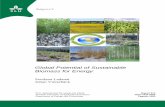 Global Potential of Sustainable Biomass for Energy Swedish University of Agricultural Sciences Department of Energy and Technology Global Potential of Sustainable Biomass for Energy