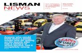 LISMAN · lisman not present at the cemat in hannover this year malaysia, our new location p 3 p 4 lismanforklifts.com lismanforklifts.com news gb 2018 no. 20