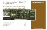 Aluminum Railing Installation Guide · Page 2 Installing Impression Rail™ Express Aluminum Railing System Important Information • Please read all instructions completely before