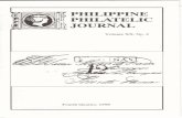 PHILIPPINE i PHILATELIC ~~~.=!,'~j} JOURNAL - PPJ Vol20 No4.pdf · Italic FILIPINAS. in red, Franca Azas (inside plain circle) in black. Other marking: manuscript "3". Addressed in