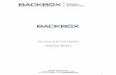Version 5.0.711 Hotfix Release Notes - updates.backbox.com · BackBox devices .Backbox access feature have the ability to open as many terminal windows to multiple remote devices,