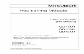 Positioning Module User's Manual (Hardware)fs1.gongyeku.com/data/default/201211a/20121101094945.pdf · 1 1. Overview This manual explains how to handle the Positioning Module, model