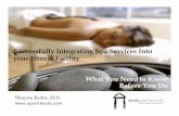 Integrating Spa Services Final - fitnessmarketing.com fileSource: 2006 Consumer Trends Report, ISPA. The Average ♂& ♀Spa-Goers Most Common Treatment Full Body Massage Full Body