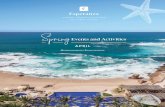 Spring Events and Activities - d12qhwfffa1f42.cloudfront.net · Playa Paraíso Two-Story Open-Air Beach Palapas Relax in seaside luxury in one of our new two-story open- ... Culinary