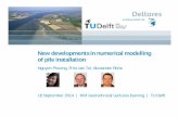 New developments in numerical modelling of pile installation · New developments in numerical modelling of pile installation ... 0.2D displacement for a bored pile (without installation
