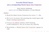Extended Moduli Spaces and a correspondingModuli Space ... · Extended Moduli Spaces and a correspondingModuli Space Size Conjecture Arthur Hebecker (Heidelberg) based on work with