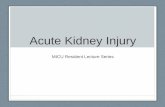 Acute Kidney Injury - University of Pittsburgh in ICU.pdf · Acute Kidney Injury MICU Resident Lecture Series . Definition of AKI • Acute rise in serum creatinine ≥ 0.5 mg/dL