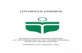 LITCHFIELD .2015-01-19 · 1 litchfield council business paper ordinary meeting at the completion