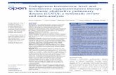 Open Access Research Endogenous testosterone level and in ... · capnia, systemic inﬂammation and the use of glucocorticoids.14 Thus, it is important to reliably establish whether