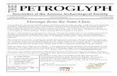 Petroglyph Nov08 Web - azarchsoc.org · November 2008 / Newsletter of the Arizona Archaeological Society 3 Fielder Fund: Your Chance to Endow AAS Publications Established by the Society