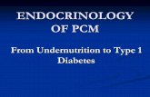 ENDOCRINOLOGY OF PCM - Pediatric Endocrine Society || Home · pcm not grow ? what is the hormonal mechanism? what treatment will make them grow? why do children with pcm not grow