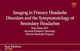 Imaging in Primary Headache Disorders and the ... Annual Meeting/Imaging talkPrimary HAJan2017.pdf · Imaging in Primary Headache Disorders and the Symptomatology of Secondary Headaches