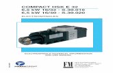 COMPACT HSK E 32 6,5 kW 16/32 - S.30.016 6,5 ... - ketele.com freesmachines/Manuals/Umbra_S300016... · • Tool locking Automatic mechanic • Tool ejection standard pneumatic cylinder