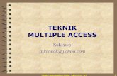 elektro.undip.ac.idelektro.undip.ac.id/sukiswo/?download=TTS_04_Teknik Multiple Access.pdf · Dasar Multiple Access FDMA (Frequency Division Multiple Access) Simple, intermodulation