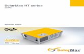 SolarMax HT series - moeller.eu The inverter is fitted with surge arresters (varistors) at its input and output. Each MPP Each MPP tracker (plus and minus connections) is equipped