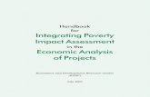 Handbook for Integrating Poverty Impact Assessment · Handbook for Integrating Poverty Impact Assessment in the Economic Analysis of Projects Economics and Development Resource Center