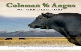 CONTACT COLEMAN ANGUS FOR SEMEN OR HERD SIRE INFORMATIONcolemanangus.com/pdfs/2017/01-25/2017 Herd Sire Directory.pdf · contact coleman angus for semen or herd sire information ...
