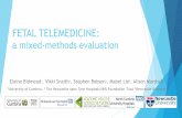 FETAL TELEMEDICINE - Ideas that change health care · FETAL TELEMEDICINE: a mixed-methods evaluation Elaine Bidmead 1, Vikki Snaith 2, Stephen Robson 3, Mabel Lie 3, Alison Marshall
