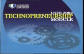 TECHNOPRENEURSHIP - umpir.ump.edu.myumpir.ump.edu.my/id/eprint/16213/1/TECHNOPRENEURSHIP module.pdf · proposal particularly for small and medium size enterprises (SME) business ventures.