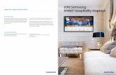 2018 Samsung · Connect, serve and entertain guests with Samsung’s state-of-the-art hospitality displays Today’s tech-savvy hotel guests expect cutting-edge in-room enhancements