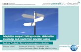 Adaptation support: linking science, stakeholder knowledge ... fileAdaptation support: linking science, stakeholder knowledge and results from practical testing Project team: Reinhard