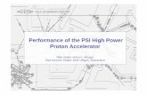 Performance of the PSI High Power Proton … SCHERRER INSTITUT Performance of the PSI High Power Proton Accelerator Mike Seidel, Anton C. Mezger Paul Scherrer Institut, 5232 Villigen,