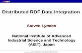 Distributed RDF Data Integration - inf.ed.ac.uk · • A group comprising individuals from academia and industry interested in database technology in service-based computing architectures