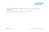 Intel FPGA SDK for OpenCL Pro Edition · 1. Intel® FPGA SDK for OpenCL™ Pro Edition Custom Platform Toolkit User Guide The Intel® FPGA SDK for OpenCL ™ Pro Edition Custom Platform